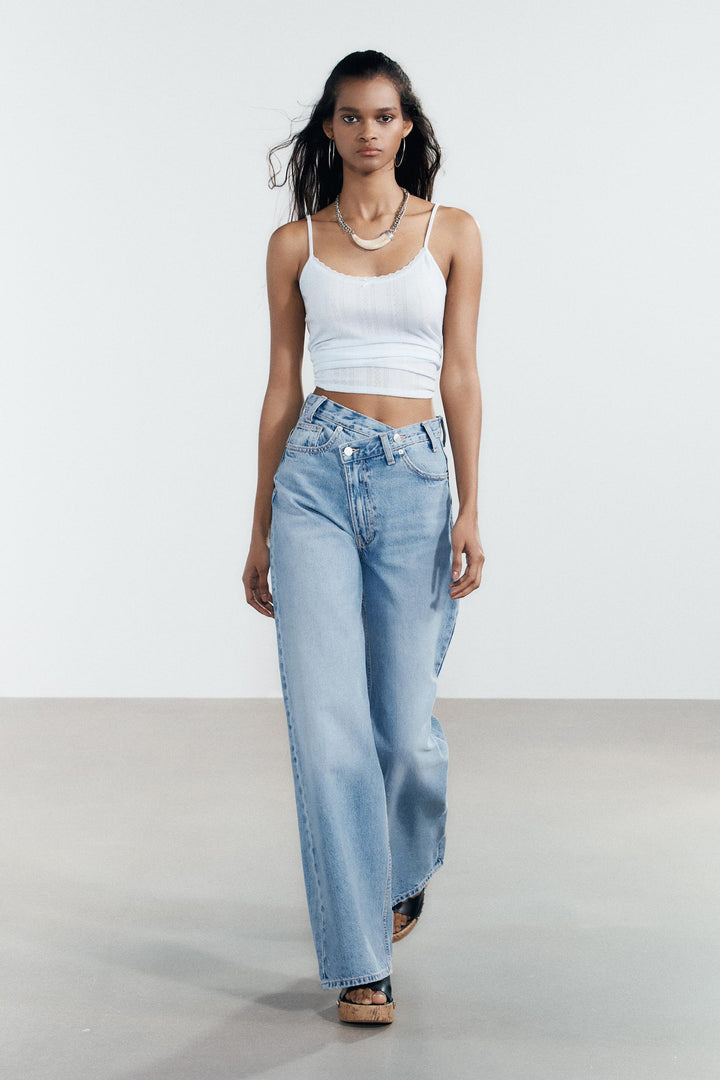 WIDE-LEG TRF JEANS