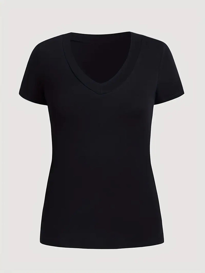 Classic V-Neck Fitted Tee