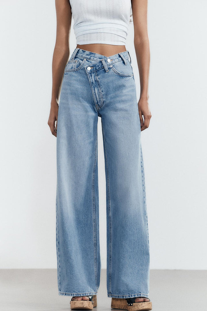WIDE-LEG TRF JEANS