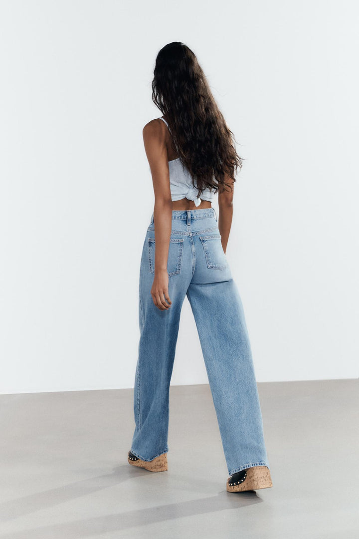 WIDE-LEG TRF JEANS