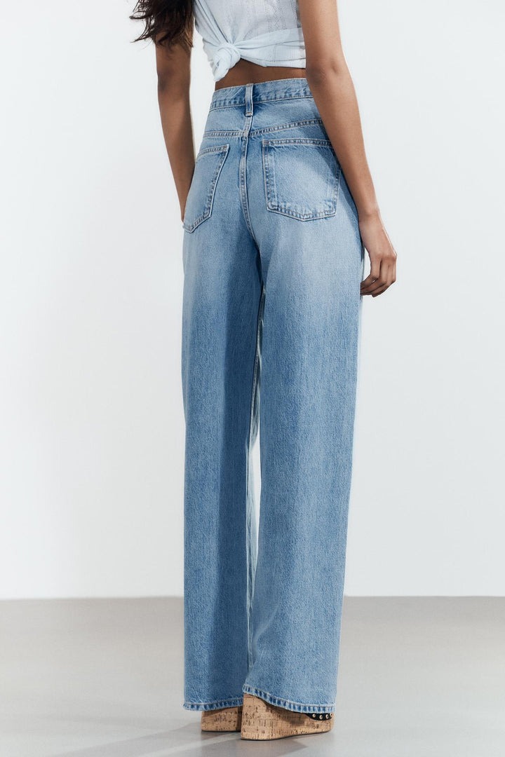 WIDE-LEG TRF JEANS